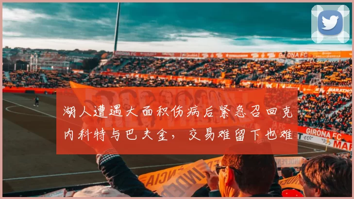 湖人遭遇大面积伤病后紧急召回克内科特与巴夫金，交易难留下也难